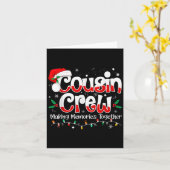 Cousin Crew Erinnerungen zusammenstellen Weihnacht Karte (Gelbe Blume)