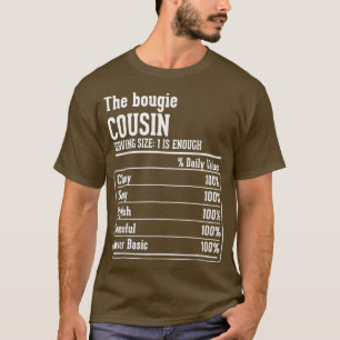 Cousin Crew Ernährung Fakten der Bougie Cousin T-Shirt