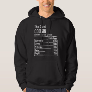 Cousin Crew Ernährung Fakten für den ruhigen Cousi Hoodie