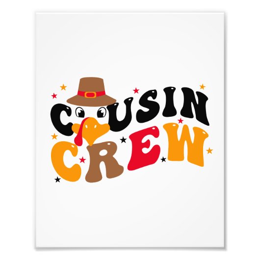 Cousin Crew Erntedank Fotodruck (Vorne)
