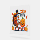 Cousin Crew Erntedank Pumpkin Acrylschild (Winkel)