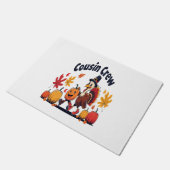 Cousin Crew Erntedank Pumpkin Fußmatte (Schrägansicht)