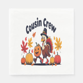 Cousin Crew Erntedank Pumpkin Serviette