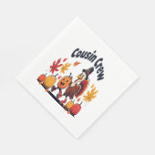 Cousin Crew Erntedank Pumpkin Serviette (Ecke)