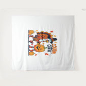 Cousin Crew Erntedank Pumpkin Wandteppich (Vorderseite (Horizontal))