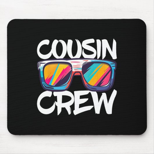 Cousin Crew Erwachsene Kinder Matching Cousin Crew Mousepad (Vorne)