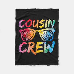 Cousin Crew Familie Passende Cousin Jungen Mädchen Fleecedecke