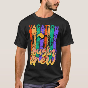 Cousin Crew Familie Sommerurlaub Fluch Vintag T-Shirt