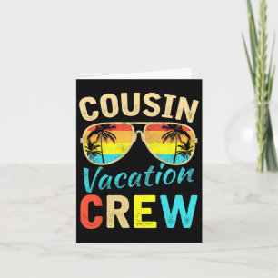 Cousin Crew Familienurlaub Sommerferien Strand Karte