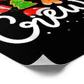 Cousin Crew Family Christmas Pajamas Poster (Ecke)