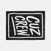 Cousin Crew Family Matching Funny Cousin Squad Tee Fleecedecke (Vorderseite (Horizontal))