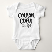 Cousin Crew für Leben Baby Strampler (Vorderseite)