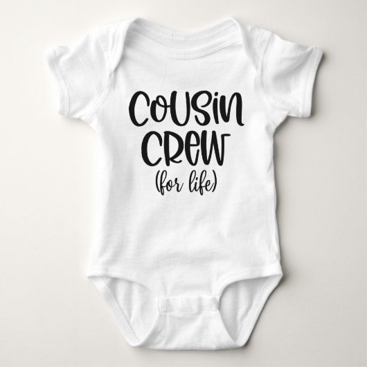 Cousin Crew für Leben Baby Strampler (Vorderseite)