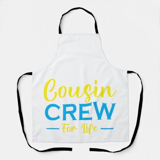 COUSIN CREW FÜR LEBEN SCHÜRZE (Vorderseite)