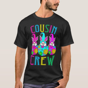 Cousin Crew Gnome farbige Ei-Blume, die Fa. T-Shirt