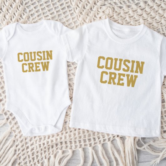 Cousin Crew | Gold Kids Baby Bodysuit Baby Strampler