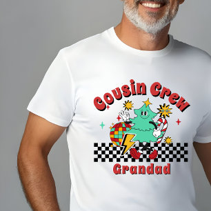 Cousin-Crew Großvater Weihnachten passende Familie T-Shirt