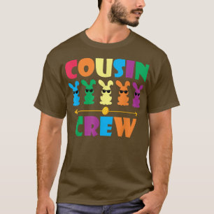Cousin Crew Häschen mit Osterei Ostertag T-Shirt