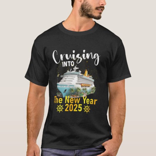 Cousin Crew in Neujahr 2025 Party T-Shirt (Vorderseite)