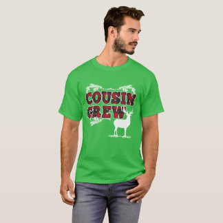 Cousin-Crew-kariertes Weihnachten T-Shirt
