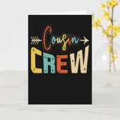 Cousin Crew Karte (Gelbe Blume)