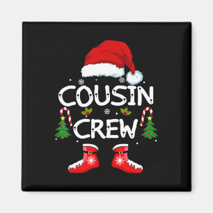 Cousin Crew Kinder Cousins Weihnachtsfamilie Match Magnet