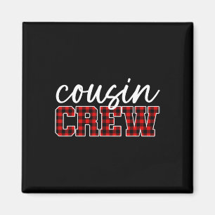 Cousin Crew Kinder Cousins Weihnachtsfamilie Match Magnet