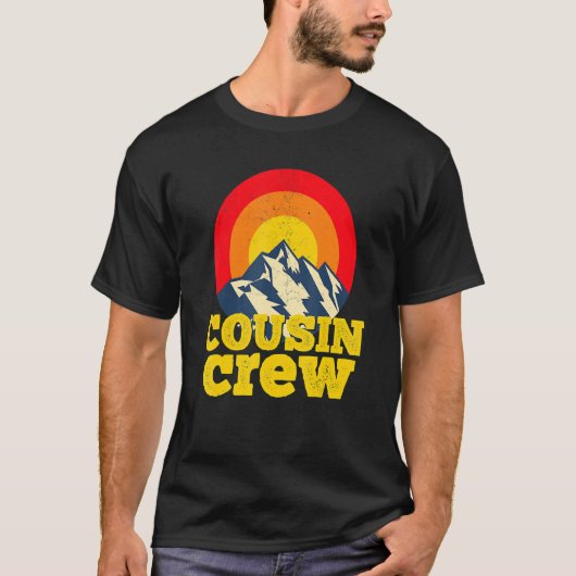 Cousin Crew Kinder Matching T-Shirts Camping Grupp (Vorderseite)