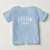Cousin Crew | Kinder passen Familie Baby T-shirt (Vorderseite)