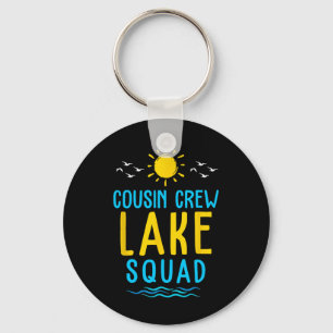 Cousin Crew Lake Squad Sommerurlaub Familienmatc Schlüsselanhänger