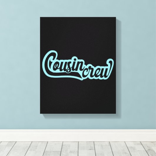 Cousin Crew Leinwanddruck (Insitu (Holzboden))