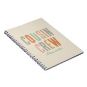 Cousin Crew Matching Boho Family Wiedersehen Notizblock (Rechte Seite)