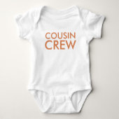Cousin Crew | Matching Cousin Family Sweatshirt Baby Strampler (Vorderseite)