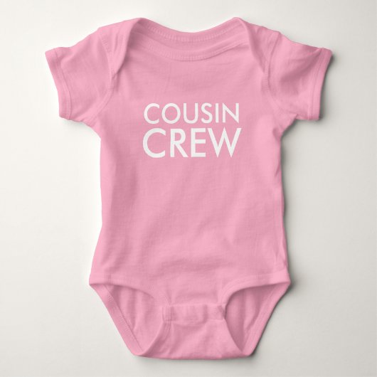 Cousin Crew | Matching Cousin Family Wiedersehen Baby Strampler (Vorderseite)