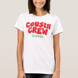 Cousin Crew Matching Cousin Weihnachten T-Shirt