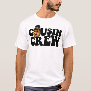 Cousin Crew Matching Family Erntedank Crew T-Shirt