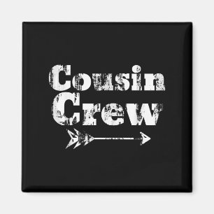 Cousin Crew Matching Graphic Christmas Pajama Pict Magnet