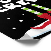 Cousin Crew Matching Group Familienurlaub Weihnach Poster (Ecke)