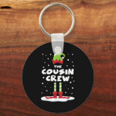 Cousin Crew Matching Group Familienurlaub Weihnach Schlüsselanhänger (Vorderseite)