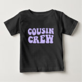 Cousin Crew | Mauve Matching Family Baby T-shirt (Vorderseite)