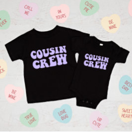 Cousin Crew | Mauve Matching Family Baby T-shirt