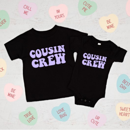 Cousin Crew | Mauve Matching Family Baby T-shirt