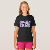Cousin Crew | Mauve Matching Family Unisex Kids T-Shirt (Vorne ganz)