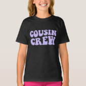 Cousin Crew | Mauve Matching Family Unisex Kids T-Shirt (Vorderseite)