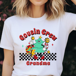 Cousin Crew Oma Weihnachtsbegleitfamilie T-Shirt