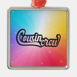 Cousin Crew Ornament Aus Metall