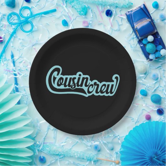 Cousin Crew Pappteller (Party)