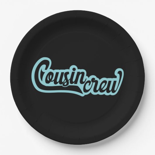 Cousin Crew Pappteller (Vorderseite)
