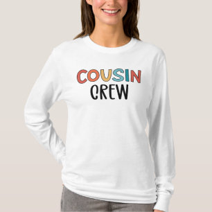 Cousin-Crew passt zum Cousin-Quadrat der Retro-Fam T-Shirt