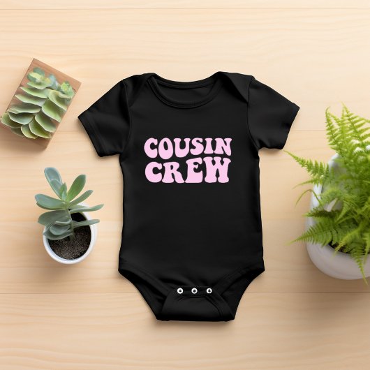 Cousin Crew | Pink Matching Family Baby Strampler